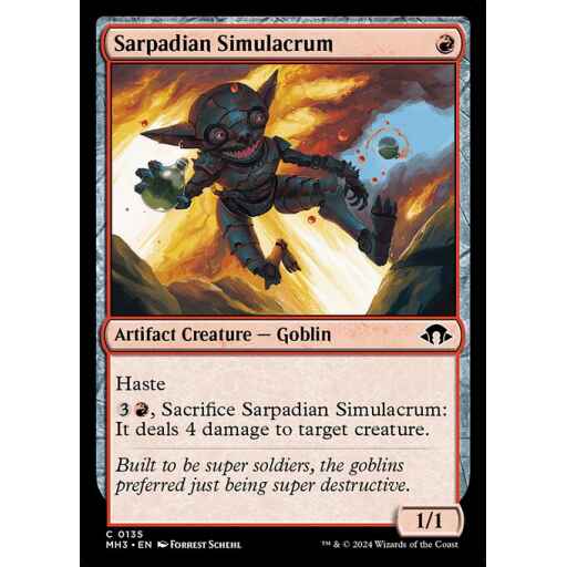 Modern Horizons 3 - 135 - Sarpadian Simulacrum - Common - R - Foil