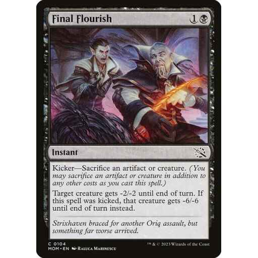 March of the Machine - 104 - Final Flourish - Common - B - Non-foil
