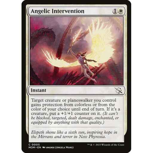 March of the Machine - 5 - Angelic Intervention - Common - W - Non-foil