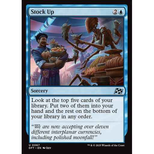 Aetherdrift - 67 - Stock Up - Uncommon - U - Non-foil