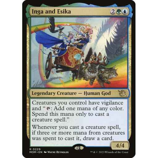 March of the Machine - 229 - Inga and Esika - Rare - UG - Non-foil
