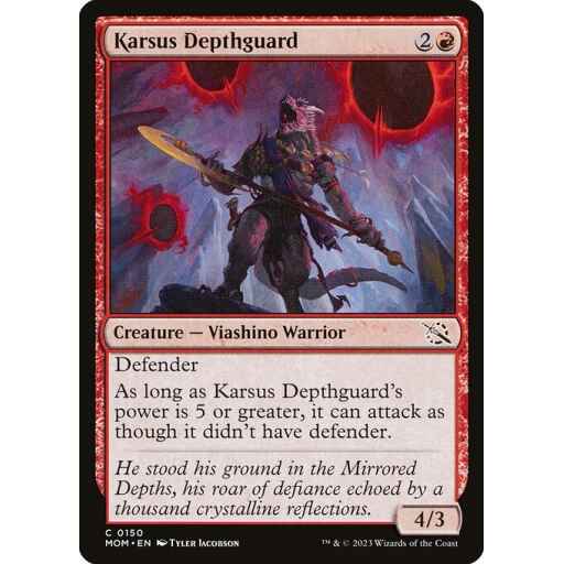 March of the Machine - 150 - Karsus Depthguard - Common - R - Non-foil