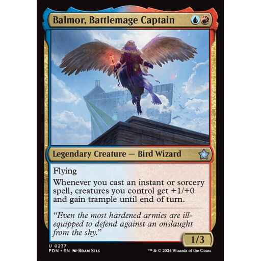 Foundations - 237 - Balmor, Battlemage Captain - Uncommon - UR - Non-foil