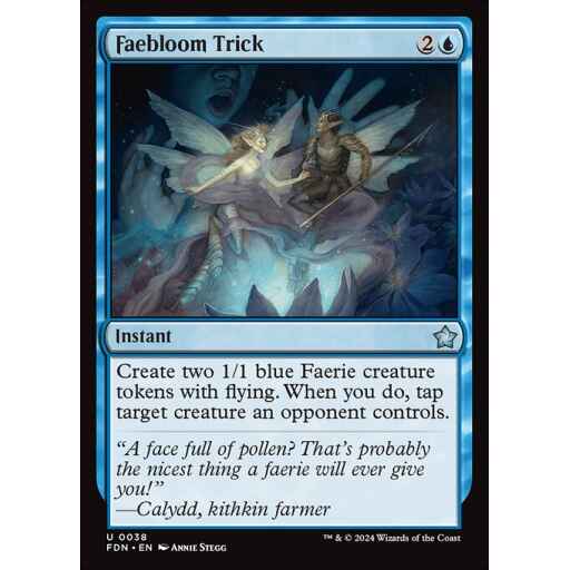 Foundations - 38 - Faebloom Trick - Uncommon - U - Non-foil