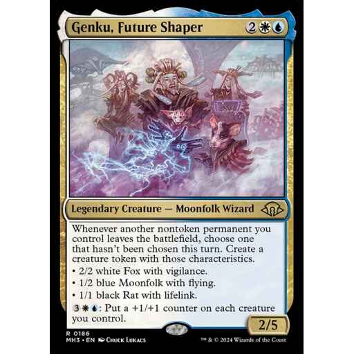 Modern Horizons 3 - 186 - Genku, Future Shaper - Rare - WU - Foil
