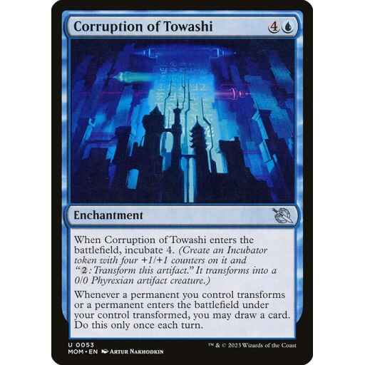 March of the Machine - 53 - Corruption of Towashi - Uncommon - U - Non-foil
