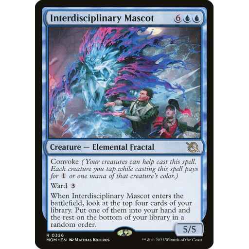 March of the Machine - 326 - Interdisciplinary Mascot - Rare - U - Non-foil