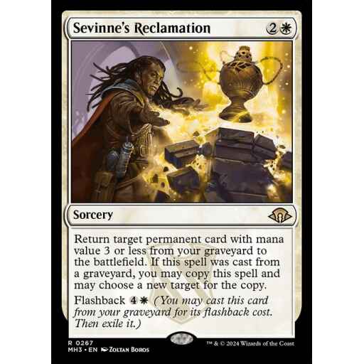 Modern Horizons 3 - 267 - Sevinne's Reclamation - Rare - W - Foil