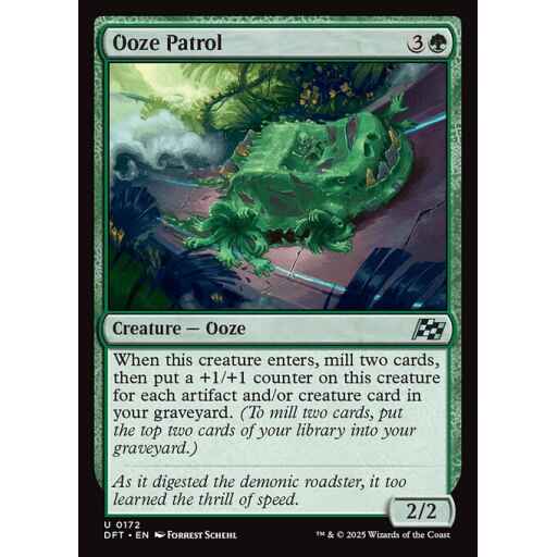 Aetherdrift - 172 - Ooze Patrol - Uncommon - G - Non-foil