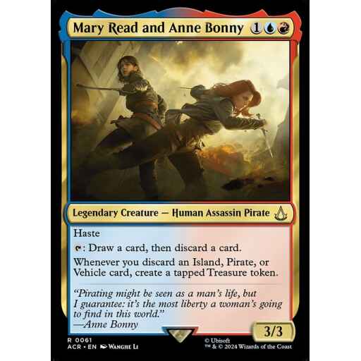 Assassin's Creed - 61 - Mary Read and Anne Bonny - Rare - UR - Non-foil