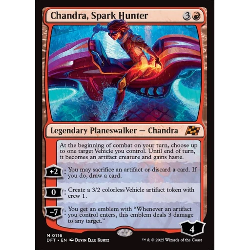 Aetherdrift - 116 - Chandra, Spark Hunter - Mythic - R - Non-foil