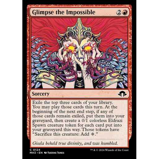 Modern Horizons 3 - 124 - Glimpse the Impossible - Common - R - Foil