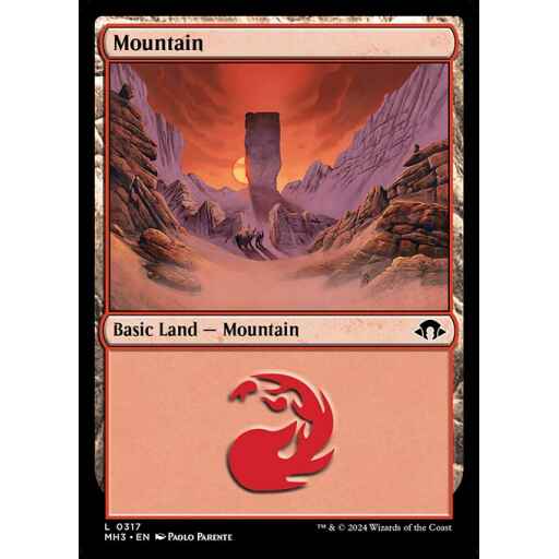 Modern Horizons 3 - 317 - Mountain - Common - C - Foil
