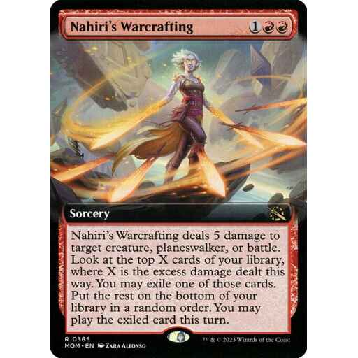 March of the Machine - 365 - Nahiri's Warcrafting - Rare - R - Non-foil
