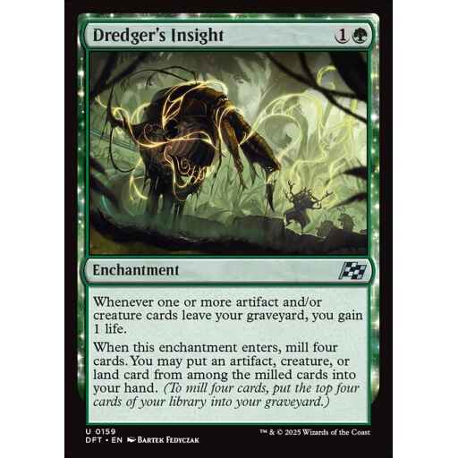 Aetherdrift - 159 - Dredger's Insight - Uncommon - G - Non-foil