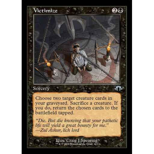 Modern Horizons 3 - 413 - Victimize - Uncommon - B - Foil