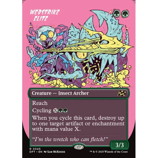 Aetherdrift - 345 - Webstrike Elite - Rare - G - Non-foil