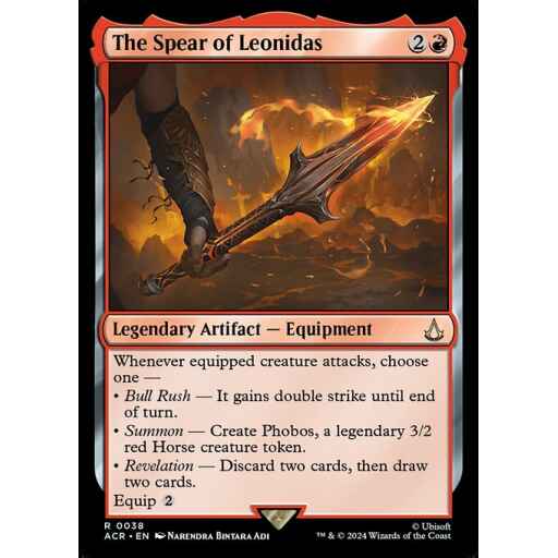 Assassin's Creed - 38 - The Spear of Leonidas - Rare - R - Non-foil