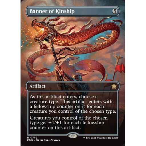 Foundations - 352 - Banner of Kinship - Rare - C - Non-foil