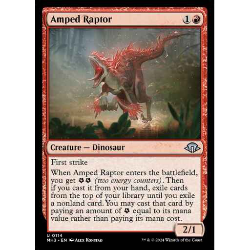 Modern Horizons 3 - 114 - Amped Raptor - Uncommon - R - Non-foil