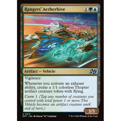 Aetherdrift - 217 - Rangers' Aetherhive - Uncommon - UG - Non-foil