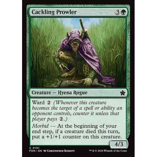 Foundations - 101 - Cackling Prowler - Common - G - Foil