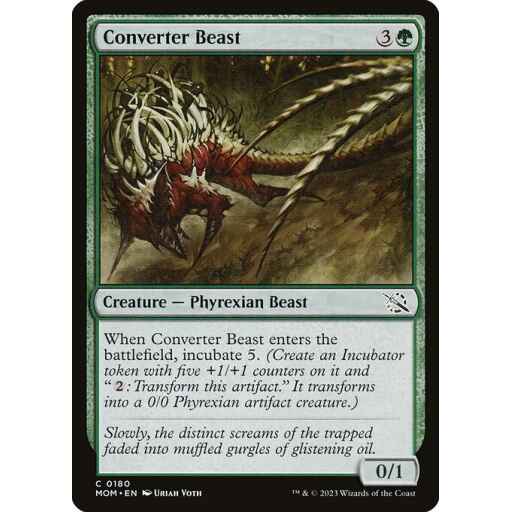 March of the Machine - 180 - Converter Beast - Common - G - Non-foil