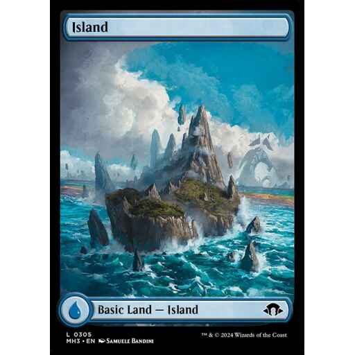 Modern Horizons 3 - 305 - Island - Common - C - Foil