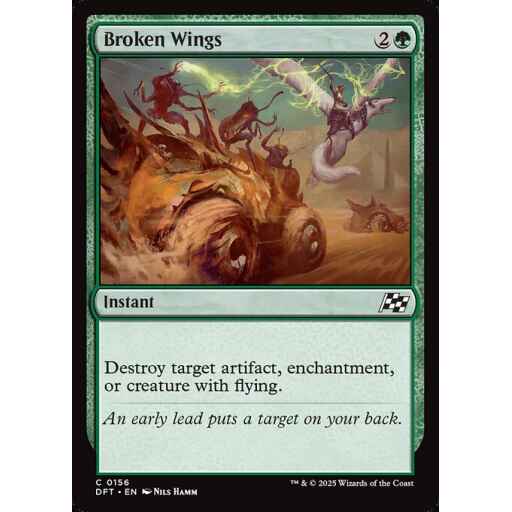 Aetherdrift - 156 - Broken Wings - Common - G - Foil