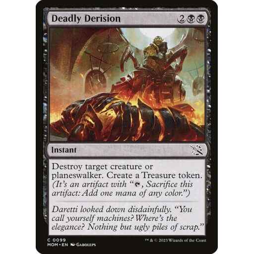 March of the Machine - 99 - Deadly Derision - Common - B - Non-foil