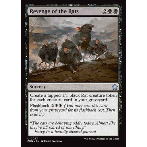 Foundations - 67 - Revenge of the Rats - Uncommon - B - Non-foil