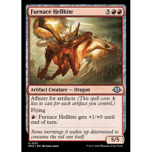 Modern Horizons 3 - 121 - Furnace Hellkite - Uncommon - R - Non-foil