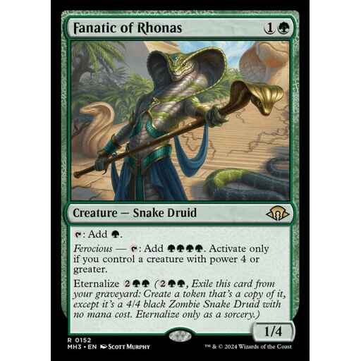 Modern Horizons 3 - 152 - Fanatic of Rhonas - Rare - G - Non-foil