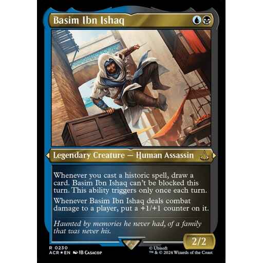 Assassin's Creed - 230 - Basim Ibn Ishaq - Rare - UB - Non-foil
