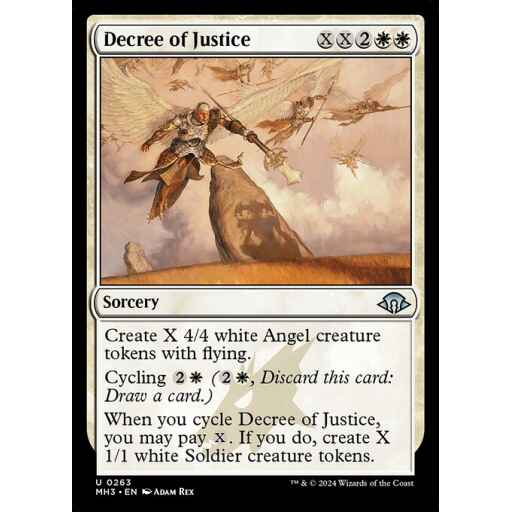 Modern Horizons 3 - 263 - Decree of Justice - Uncommon - W - Non-foil