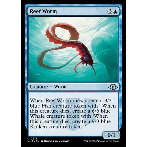 Modern Horizons 3 - 271 - Reef Worm - Uncommon - U - Non-foil