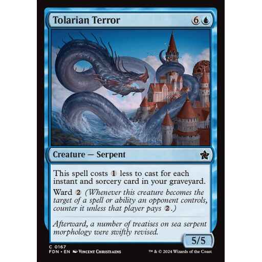 Foundations - 167 - Tolarian Terror - Common - U - Foil