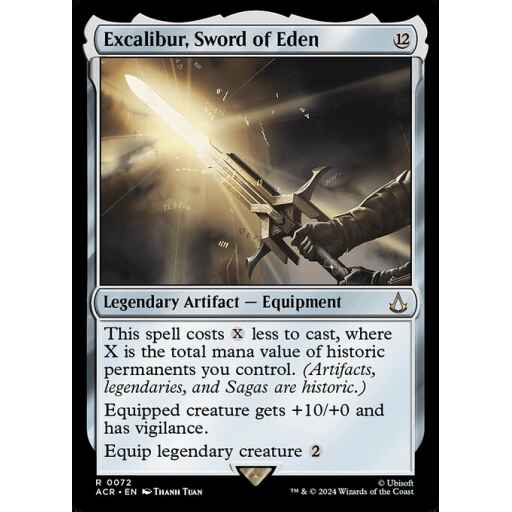 Assassin's Creed - 72 - Excalibur, Sword of Eden - Rare - C - Non-foil