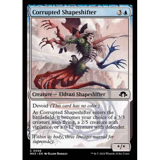 Modern Horizons 3 - 56 - Corrupted Shapeshifter - Common - C - Non-foil