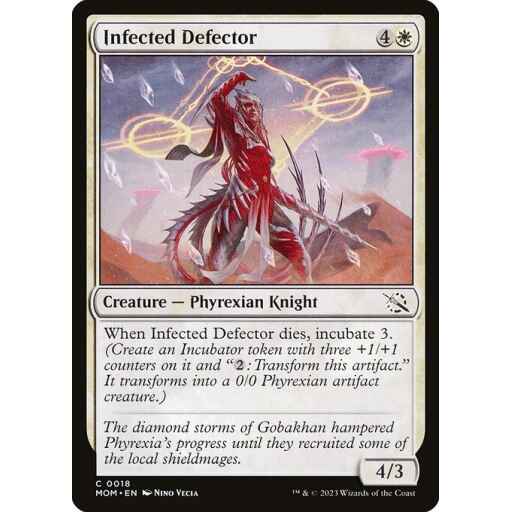 March of the Machine - 18 - Infected Defector - Common - W - Non-foil
