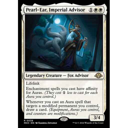 Modern Horizons 3 - 39 - Pearl-Ear, Imperial Advisor - Rare - W - Non-foil