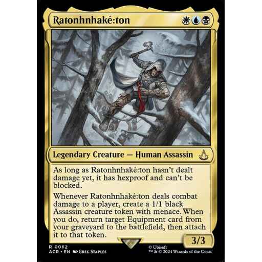 Assassin's Creed - 62 - Ratonhnhaké꞉ton - Rare - Multi - Non-foil