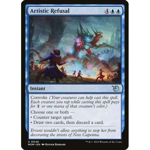 March of the Machine - 46 - Artistic Refusal - Uncommon - U - Non-foil