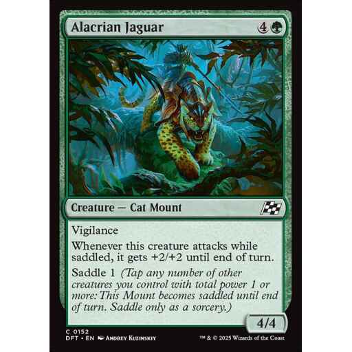 Aetherdrift - 152 - Alacrian Jaguar - Common - G - Foil