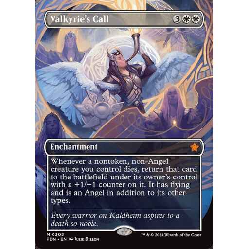 Foundations - 302 - Valkyrie's Call - Mythic - W - Non-foil