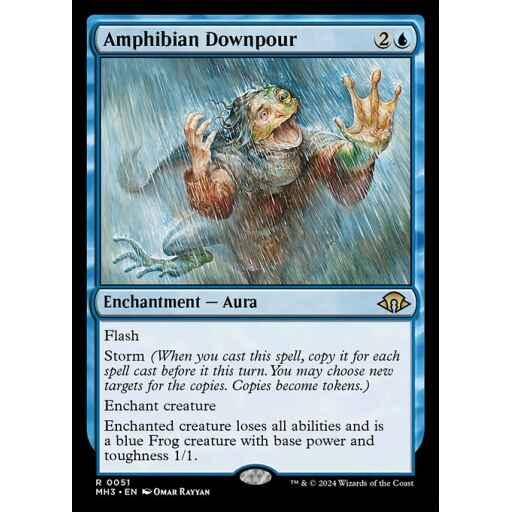 Modern Horizons 3 - 51 - Amphibian Downpour - Rare - U - Non-foil