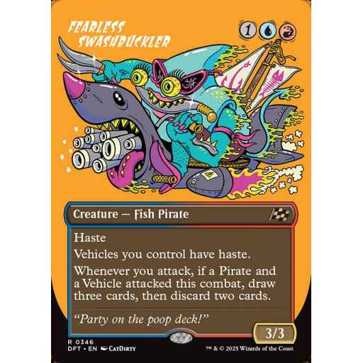 Aetherdrift - 346 - Fearless Swashbuckler - Rare - UR - Non-foil