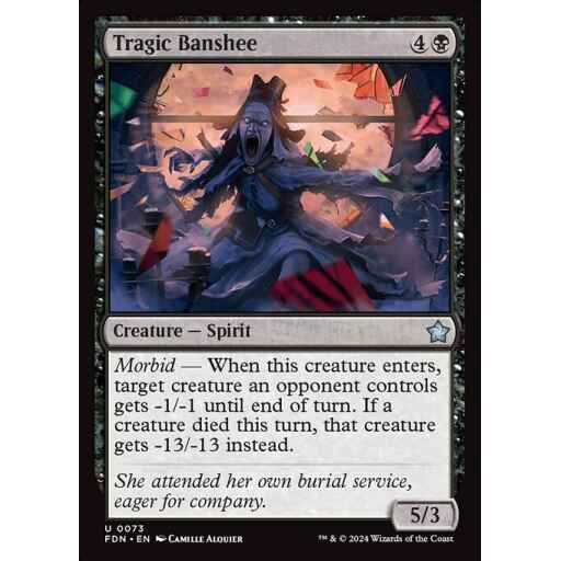 Foundations - 73 - Tragic Banshee - Uncommon - B - Non-foil