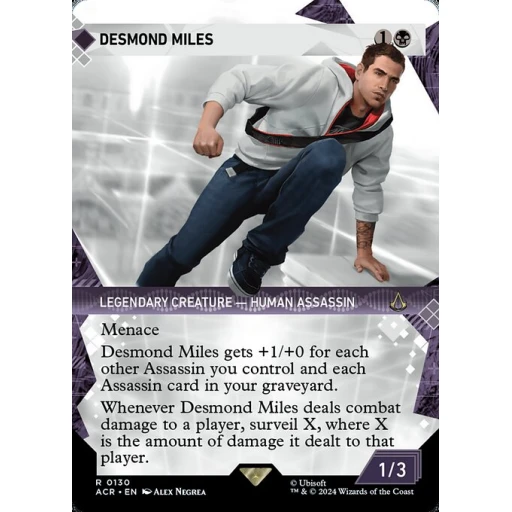 Assassin's Creed - 130 - Desmond Miles - Rare - B - Non-foil