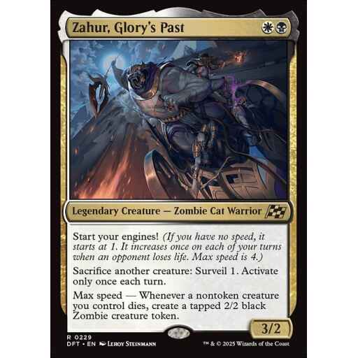 Aetherdrift - 229 - Zahur, Glory's Past - Rare - WB - Non-foil